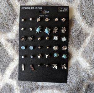 NWT Variety Set of Post Earrings